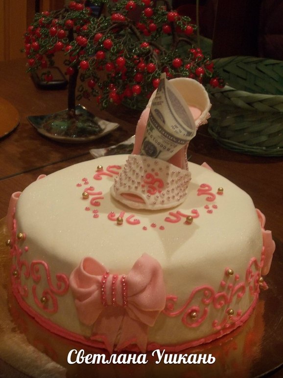 ТОРТ С ТУФЕЛЬКОЙ