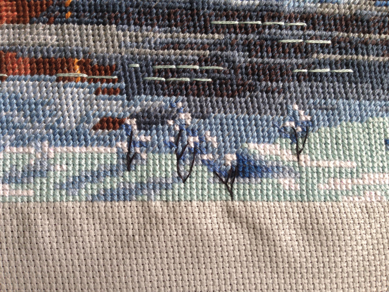 Моё "Северное сияние" Dimensions