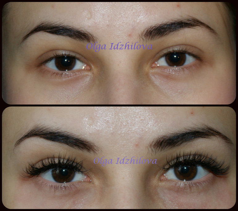 Реснички для талантливой девушки))