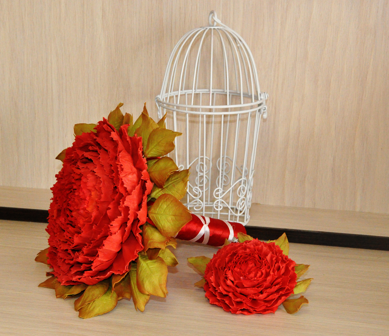 Розамелия из фоамирана