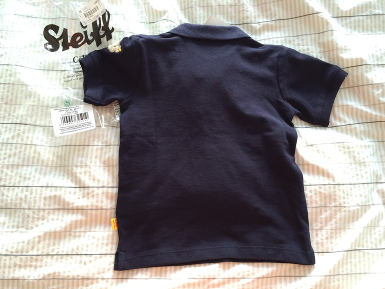 Steiff рубашка-поло, темно/синий цвет р-р 98, Мск