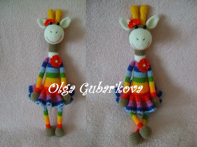 Вот такая мадмуазель связалась на заказ для девочки.