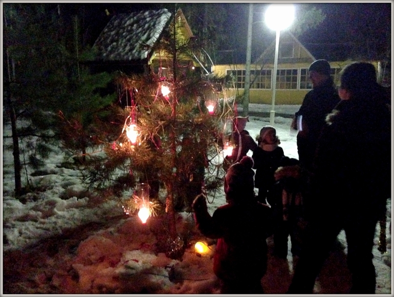 Как мы встречали новый год 2014!