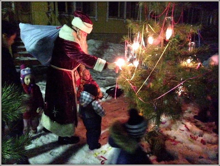 Как мы встречали новый год 2014!