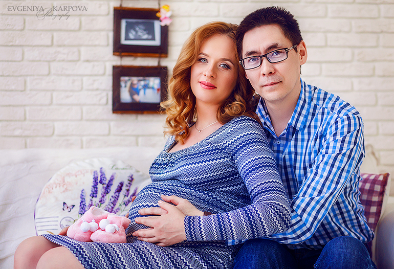 Наталья в ожидании доченьки