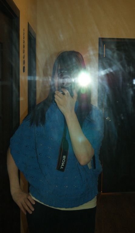 Пуловер-кимоно.  ГОТОВО!