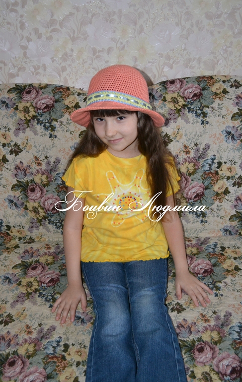 Шляпка крючком