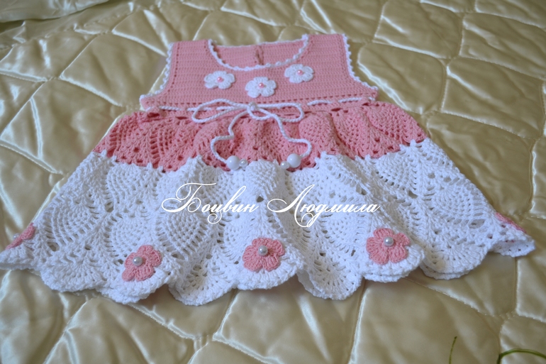 Детское платье крючком