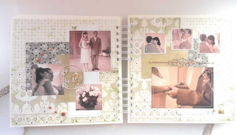 Сважебный альбом для очень красивой пары