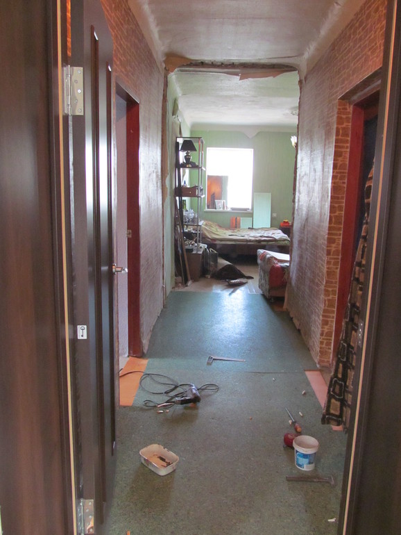 Наш дом:как только въехали и то что успели сделать на сегодня(прошло 9 месяцев)