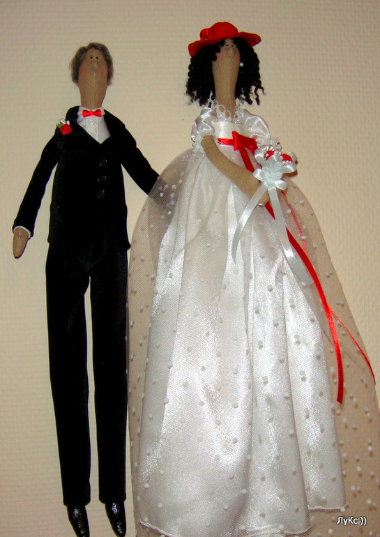 Свадебные Тильды:))