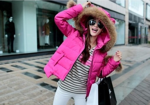 Куртка с ушками новая розовая короткая