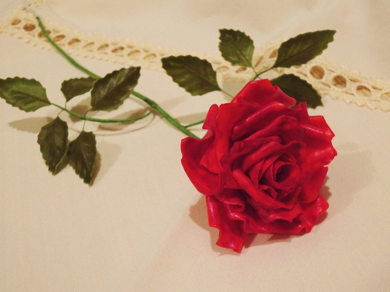 Мои первые сахарные цветочки.