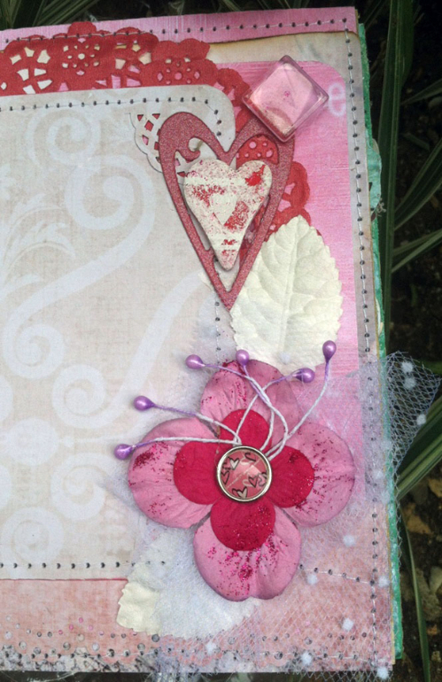 Розово-бирюзовый альбомчик!