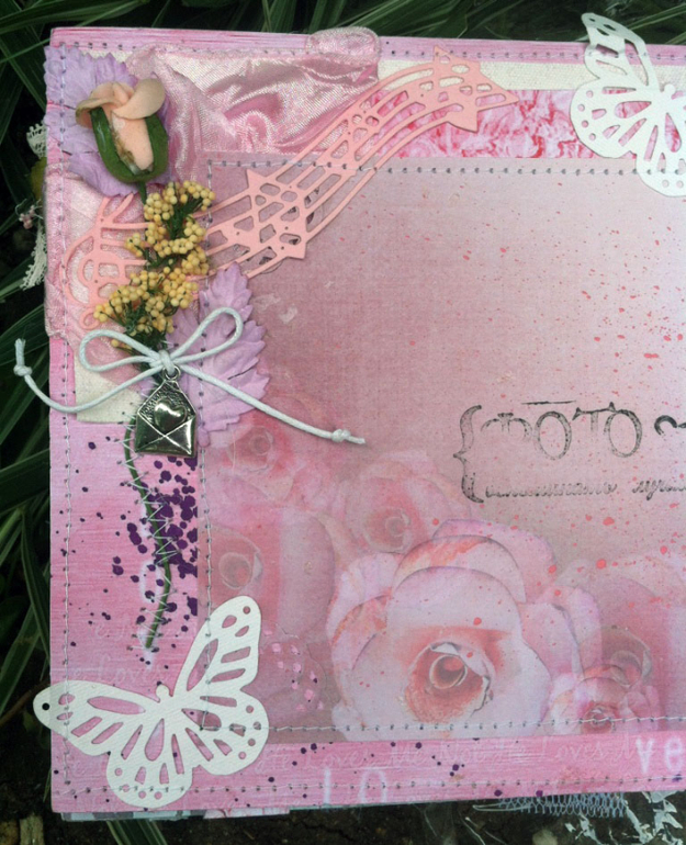 Розово-бирюзовый альбомчик!