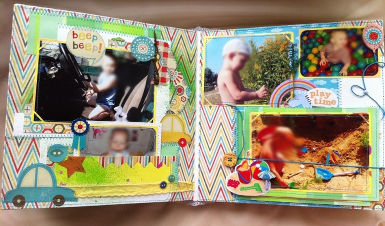 Альбом для мальчика с готовыми фото . Много позитива!!)))