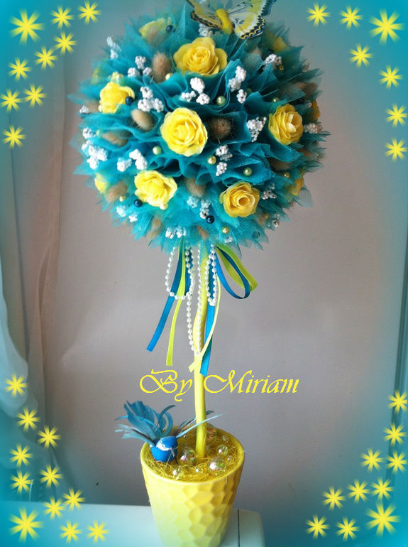 Лимонно-бирюзовое!