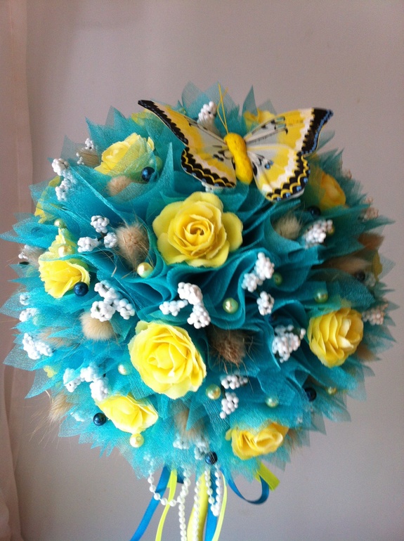 Лимонно-бирюзовое!