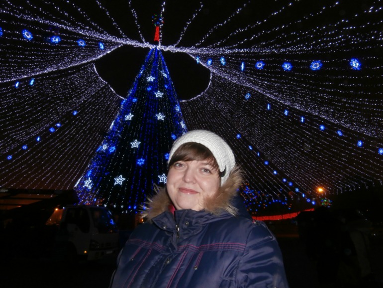городская елка.