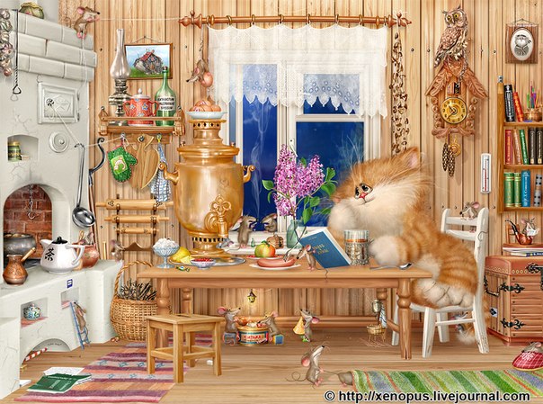 Классные коты;)