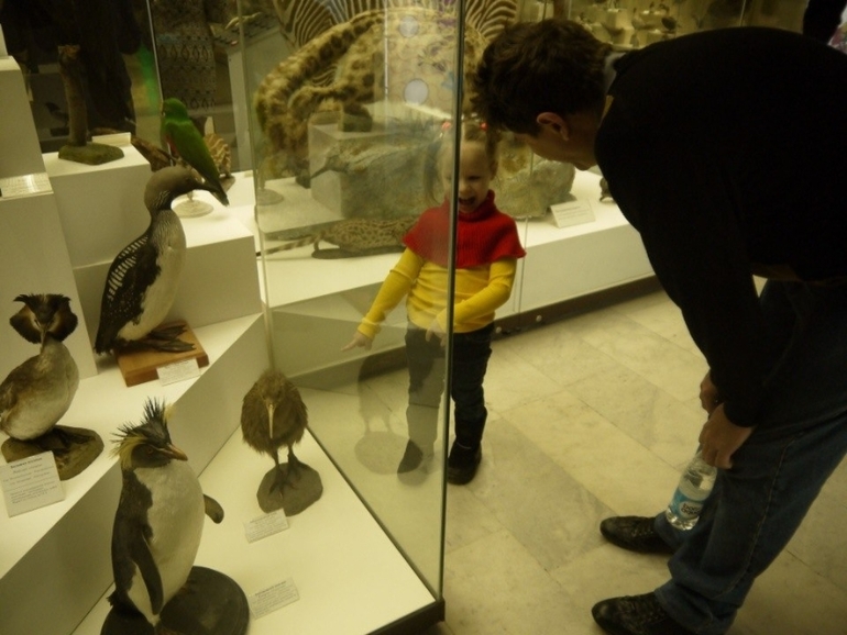 Соня в Дарвиновском музее