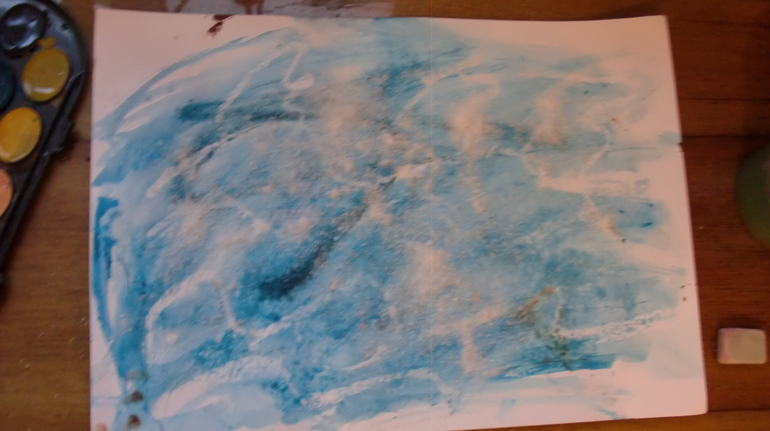 Художка. Рисование солью