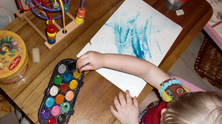 Художка. Рисование солью