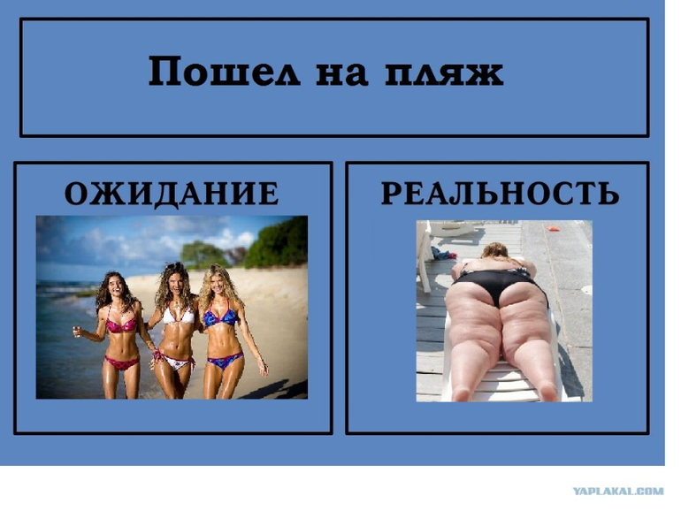 ожидание и реальность...