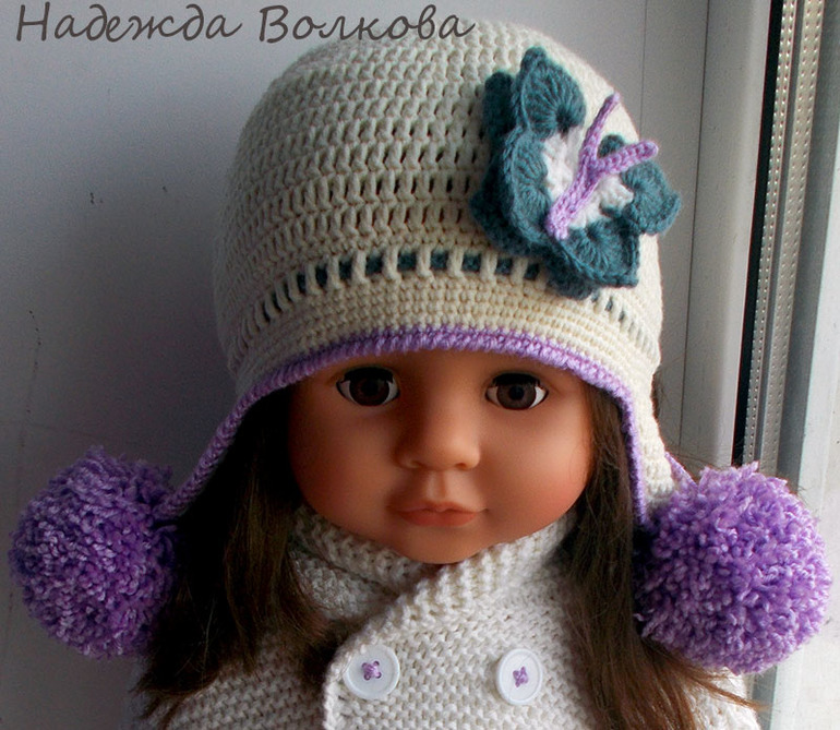 Жакет Дюффел, вариация для девочки