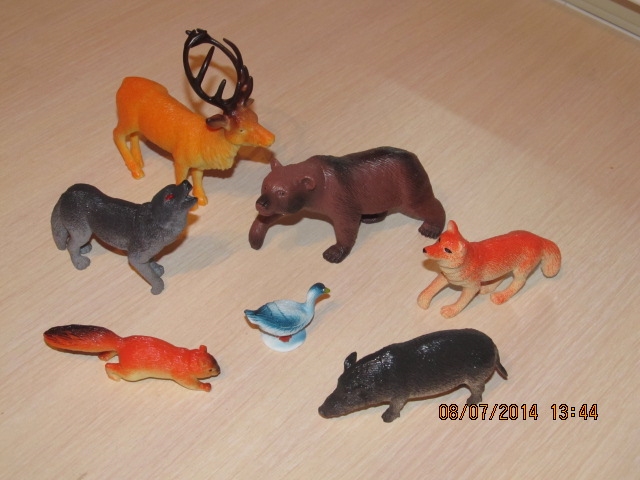 животные леса...