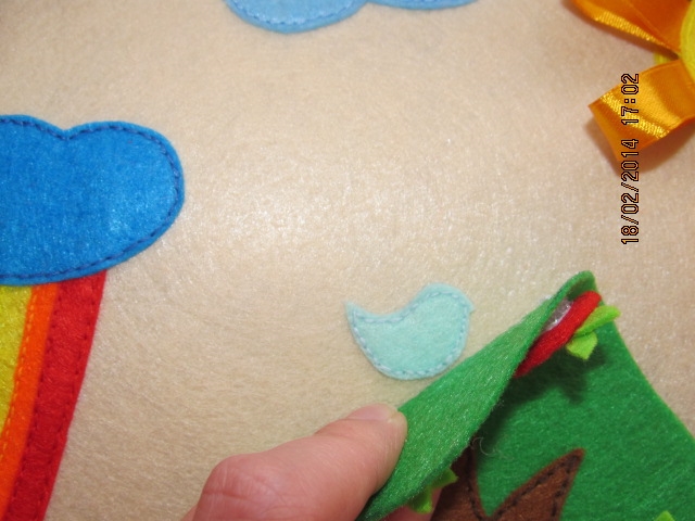 Часики из фетра