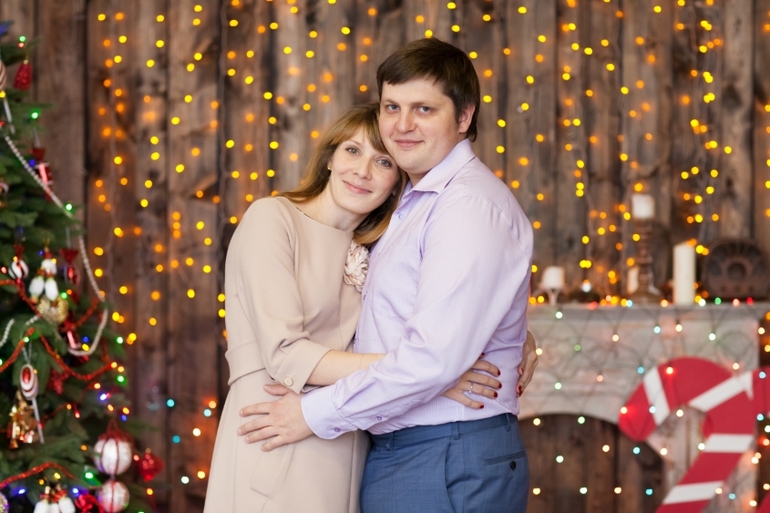 С новогодней фотосессии