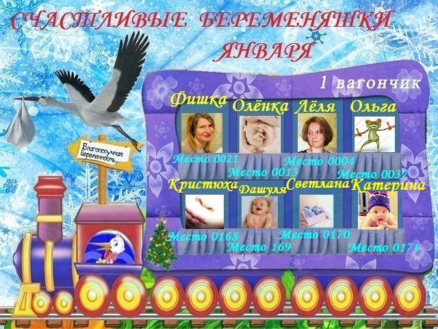 Счастливые беременяшки Января