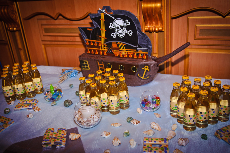 Вот какой получился сладкий стол с моим оформлением!