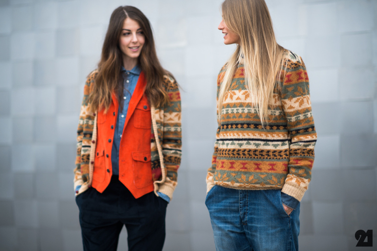 Женские образы на Pitti Uomo 2014