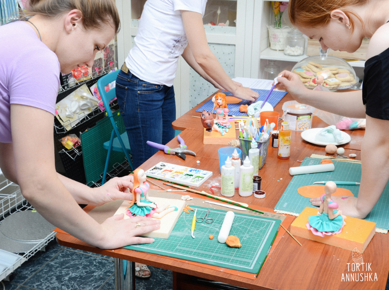 Фото-отчет по Винкс-Кондитерская школа Тортик Аннушка