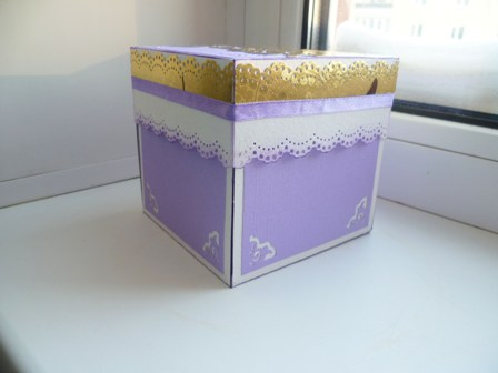 Коробка-сюрприз с тортиком