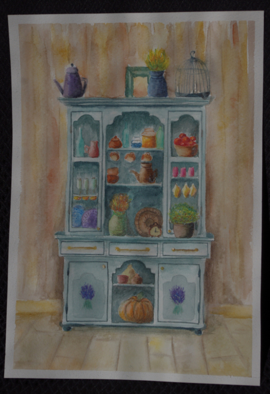 акварельки  на дачу