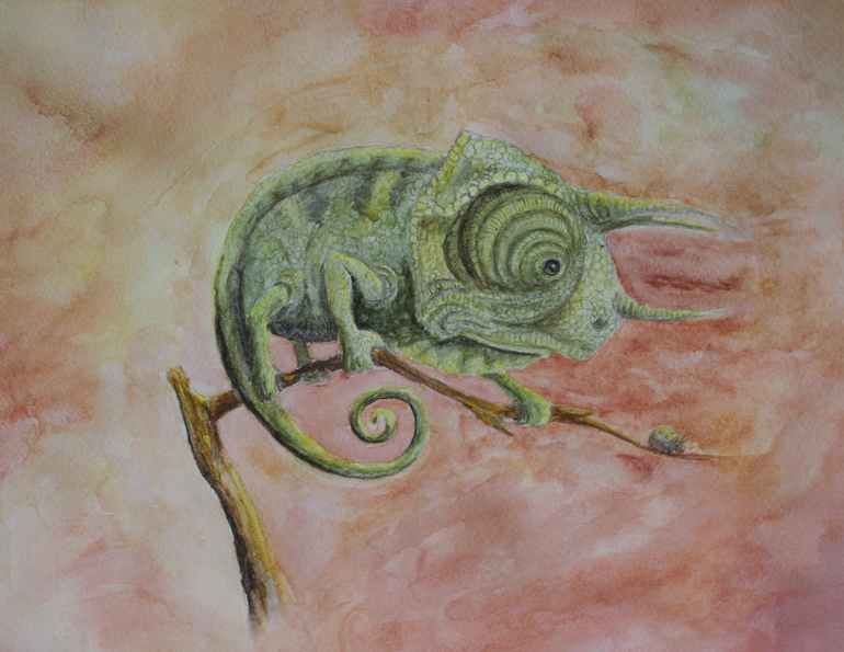 пробы акварели и пастели