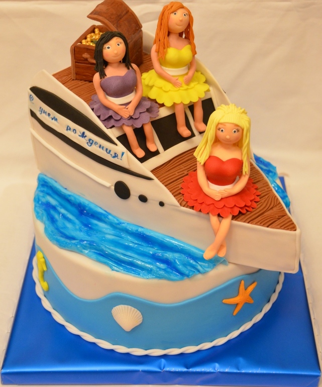 Катер с девочками