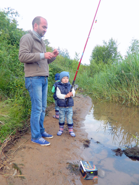 Первый "поход" всей семьей