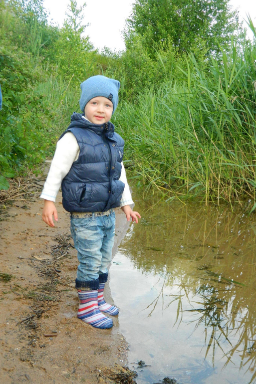 Первый "поход" всей семьей