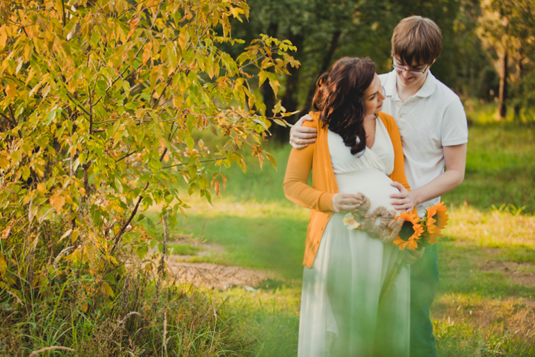 Фотосессия беременности для Оли и Жени