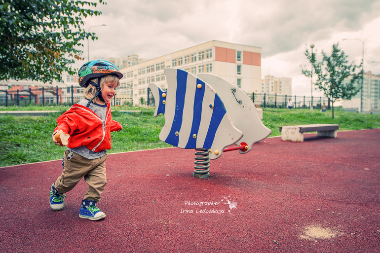Конец лета, велосипед и голуби ...