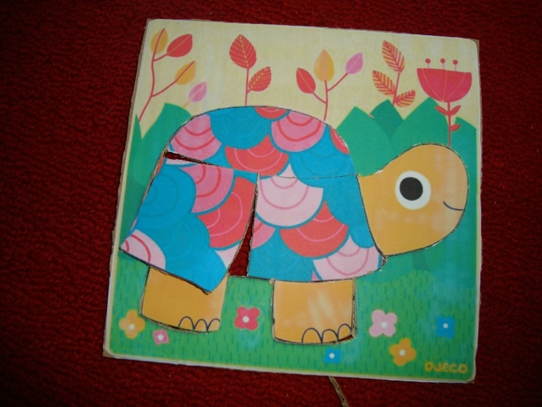 Пазлы из картона