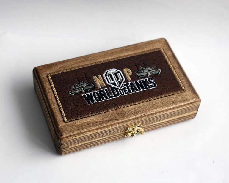 Купюрница-пенал с именной вышивкой