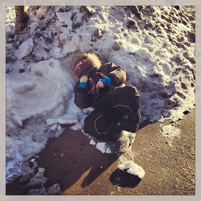 Забираю Илюху из частного сада в 13.00