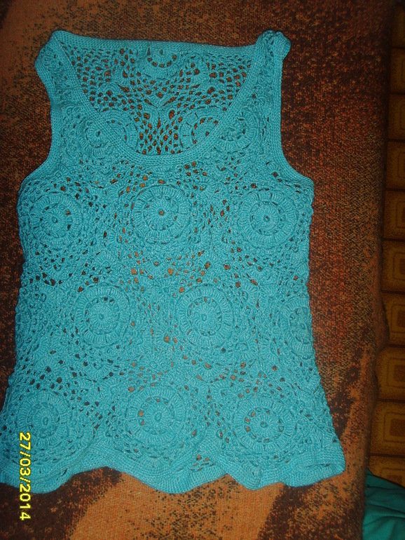 как обвязать низ у топика