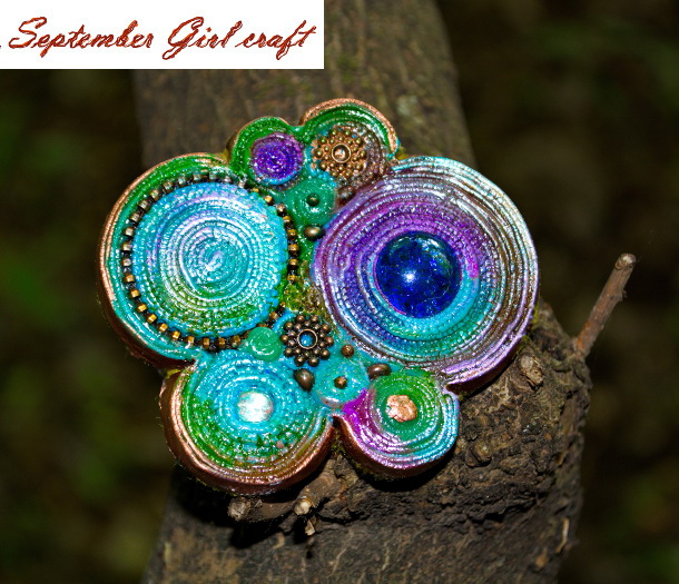 Брошки "Фантастические бабочки"