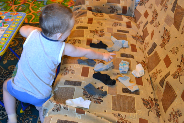 Наши развивающие занятия в 2 года